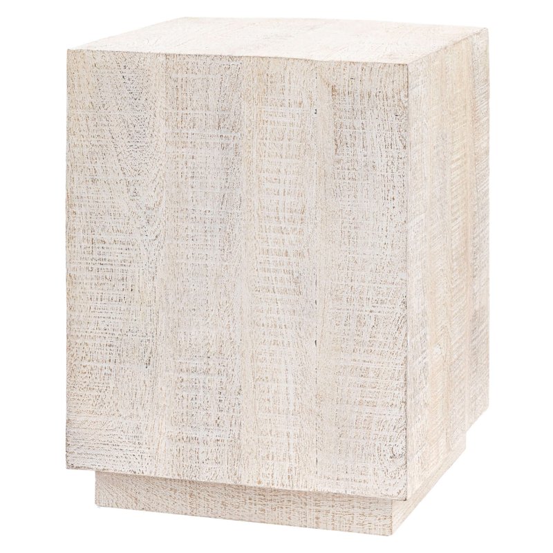 Iowa Whitewash Side Table Iowa Whitewash Side Table