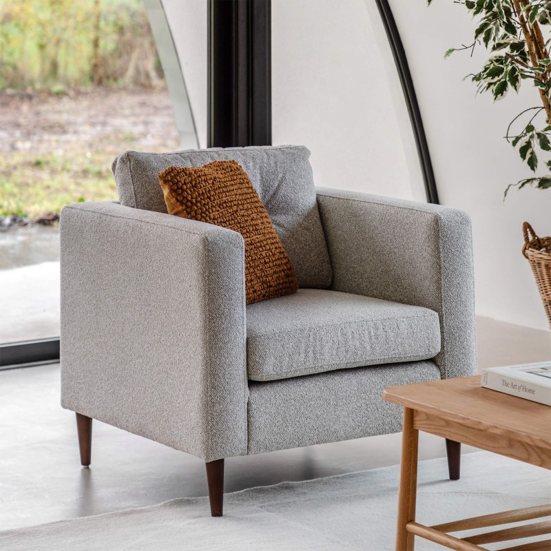 Whitwell Light Grey Armchair Whitwell Light Grey Armchair
