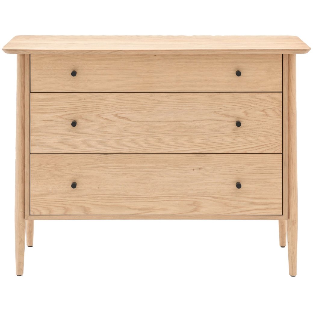 Gallery Direct Hatfield Natural 3 Drawer Chest Gallery Direct Hatfield Natural 3 Drawer Chest