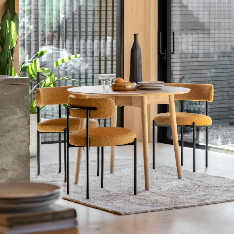Gallery Direct Hatfield Natural Folding Dining Table Gallery Direct Hatfield Natural Folding Dining Table