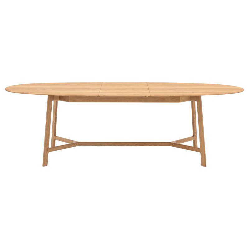 Gallery Direct Madrid Extending Dining Table, Oak Gallery Direct Madrid Extending Dining Table, Oak