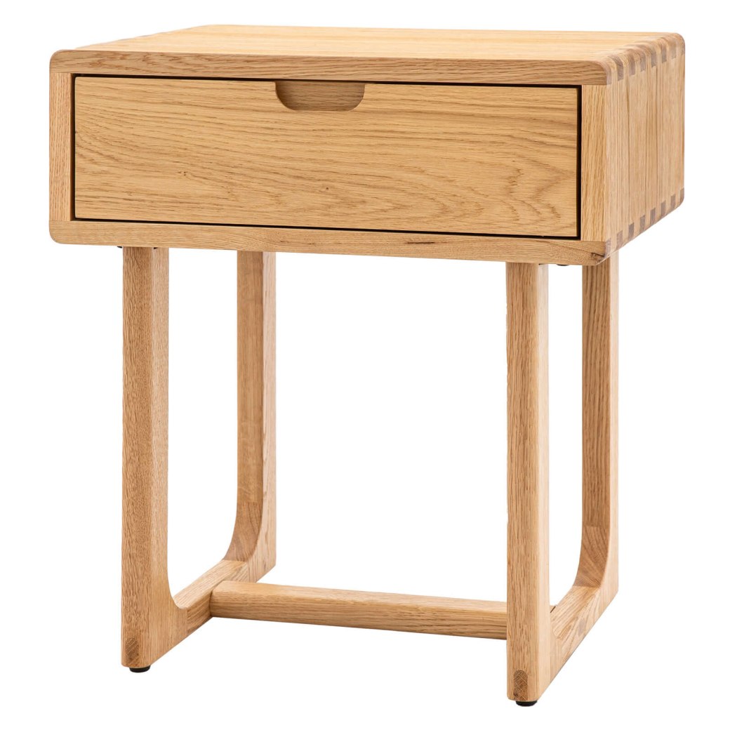 Gallery Direct Craft Natural 1 Drawer Bedside Gallery Direct Craft Natural 1 Drawer Bedside