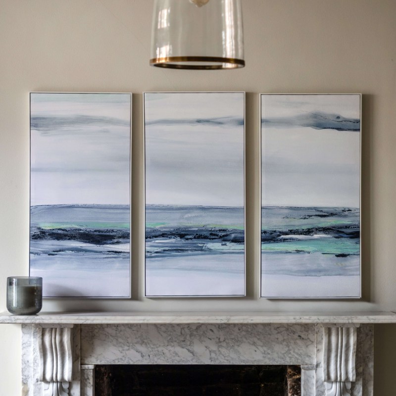 Clouded View Framed Canvas Set of 3 Clouded View Framed Canvas Set of 3