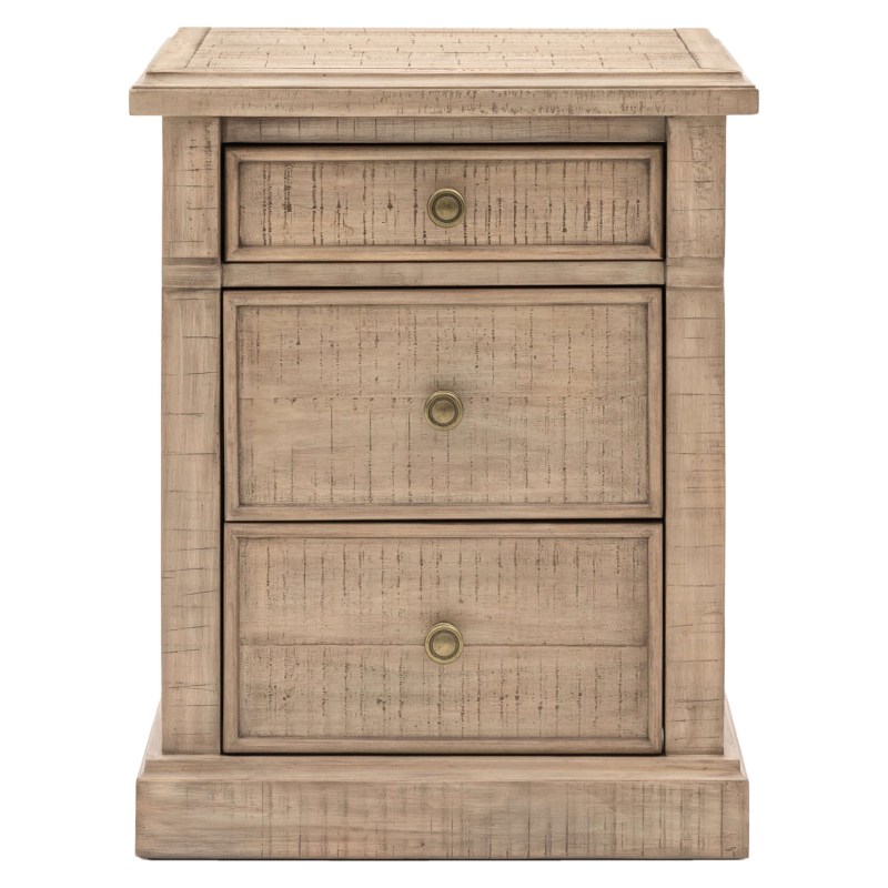 Gallery Direct Vancouver 3 Drawer Bedside Gallery Direct Vancouver 3 Drawer Bedside
