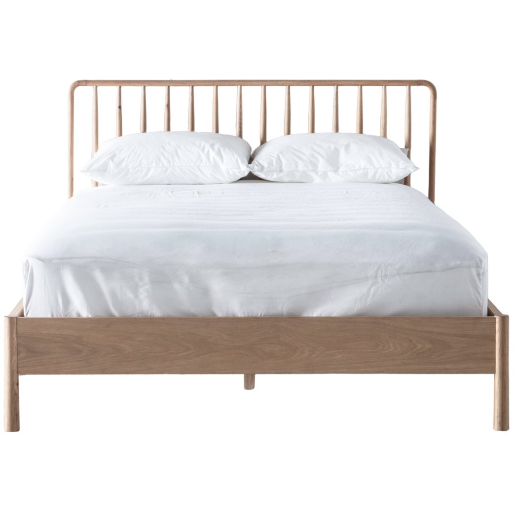 Gallery Direct Wycombe King Size Oak Spindle Bed Gallery Direct Wycombe King Size Oak Spindle Bed