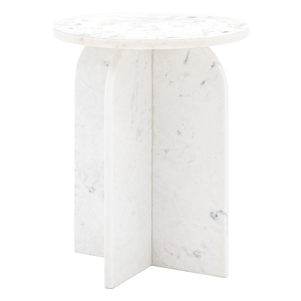 Gallery Direct Amalfi Side Table White Gallery Direct Amalfi Side Table White