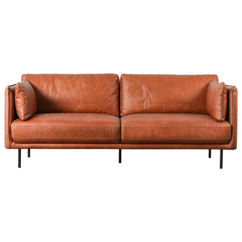 Wigmore 3 Seater Brown Leather Sofa Wigmore 3 Seater Brown Leather Sofa