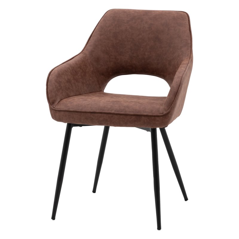 Ivorra Dining Chair- Brown Ivorra Dining Chair- Brown