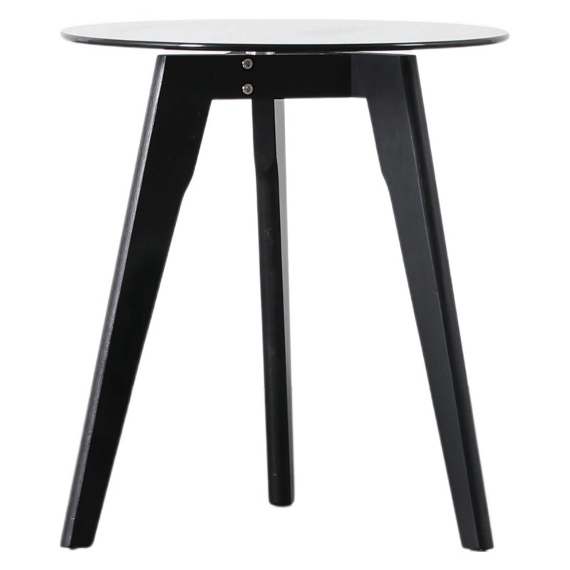 Blair Black Round Side Table Blair Black Round Side Table
