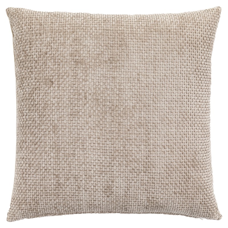 Basketweave Chenille Cream Cushion 2 Pack Basketweave Chenille Cream Cushion 2 Pack