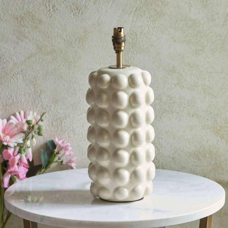 Bobble Table Lamp Base | White Bobble Table Lamp Base | White
