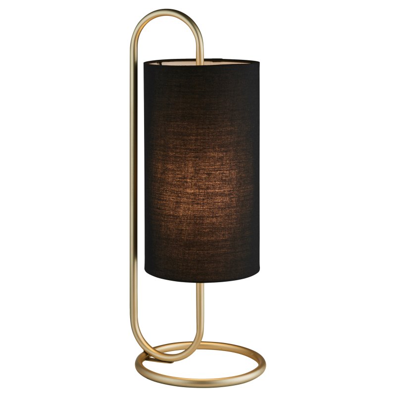 Klip Table Lamp Antique Brass & Black Klip Table Lamp Antique Brass & Black