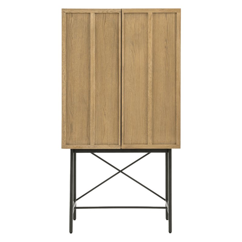 Gallery Direct Panelled Cocktail Cabinet Gallery Direct Panelled Cocktail Cabinet