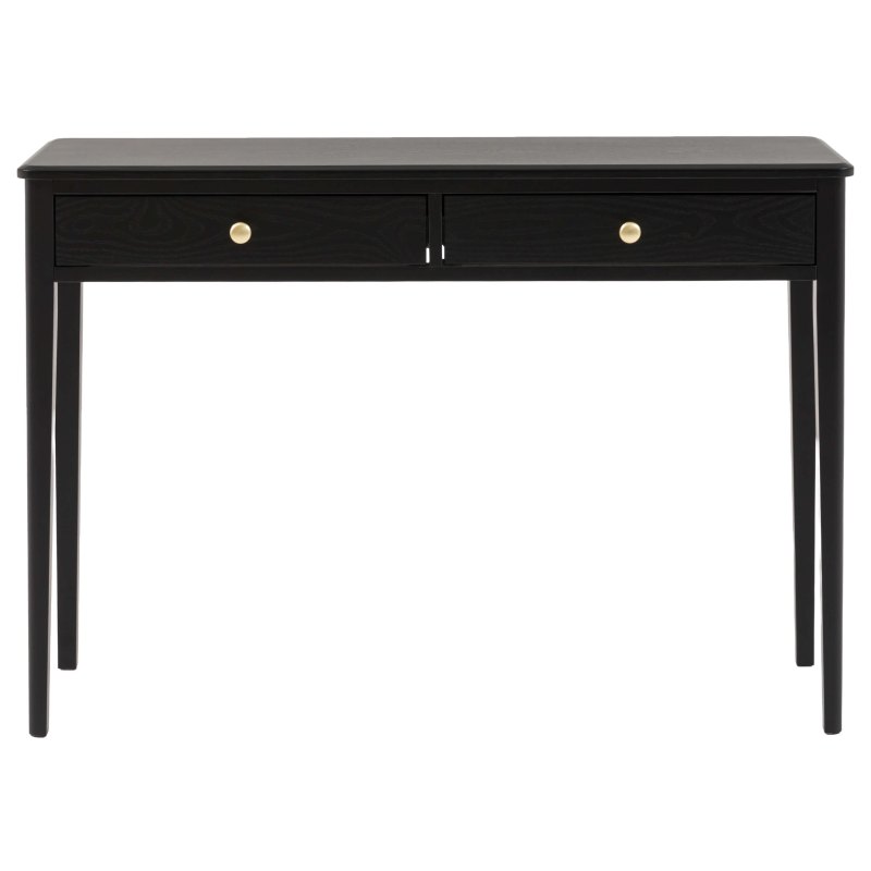 Acton Black 2 Drawer Console Acton Black 2 Drawer Console