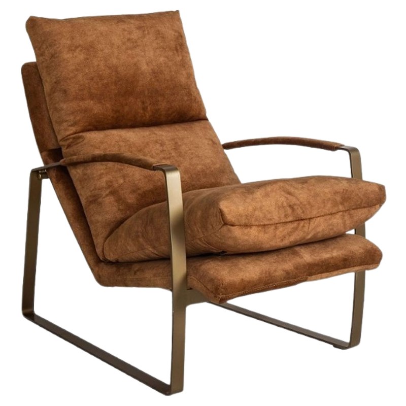 Fabien Lounger Ochre Fabien Lounger Ochre
