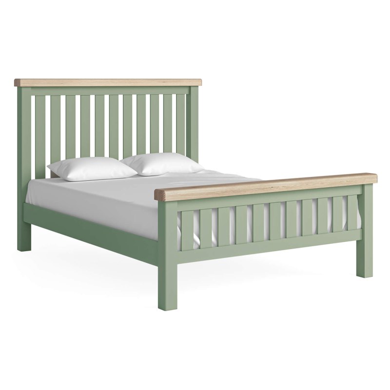 Coastal Sage Slatted King Bed Coastal Sage Slatted King Bed