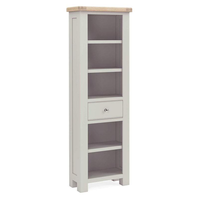 Coastal Stone Grey Slim Bookcase Coastal Stone Grey Slim Bookcase
