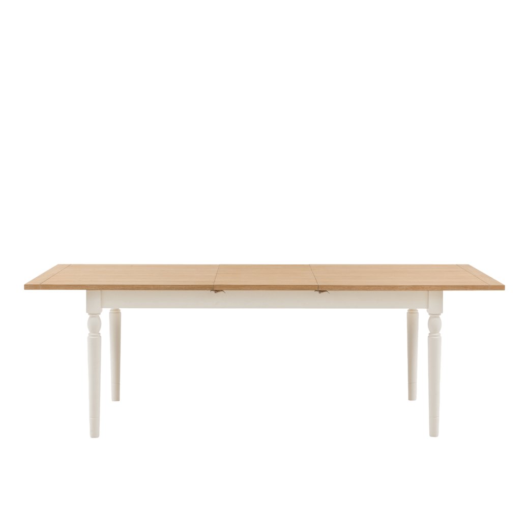Gallery Direct Eton Extending Dining Table, White Gallery Direct Eton Extending Dining Table, White
