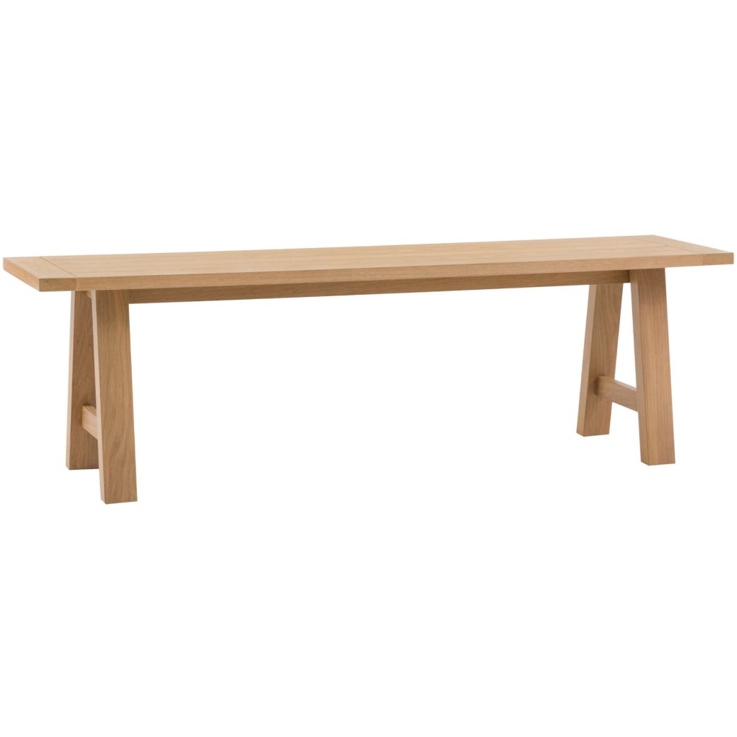 Gallery Direct Eton Trestle Dining Bench Natural Gallery Direct Eton Trestle Dining Bench Natural