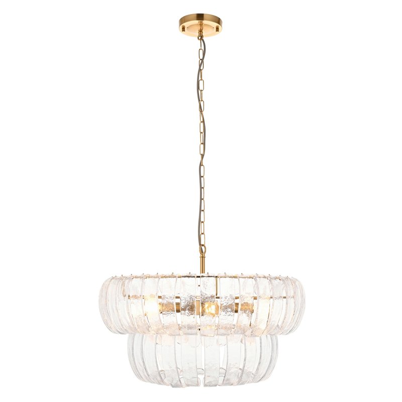 Montrose 6 Pendant Light Brushed Aged Brass Montrose 6 Pendant Light Brushed Aged Brass