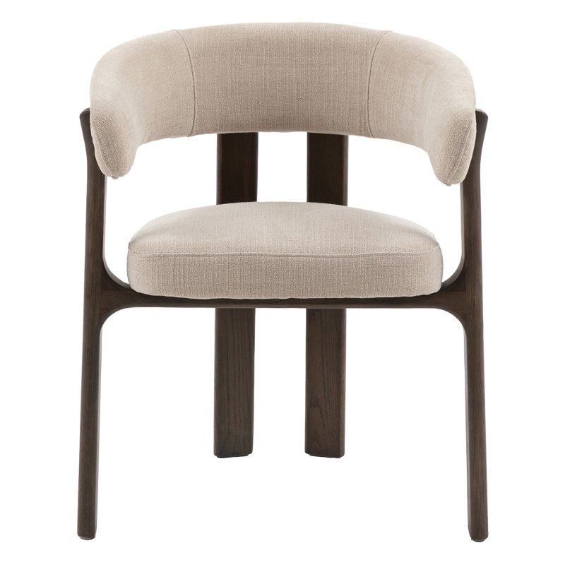 Gallery Direct Onda Dining Chair- Natural Fabric Gallery Direct Onda Dining Chair- Natural Fabric