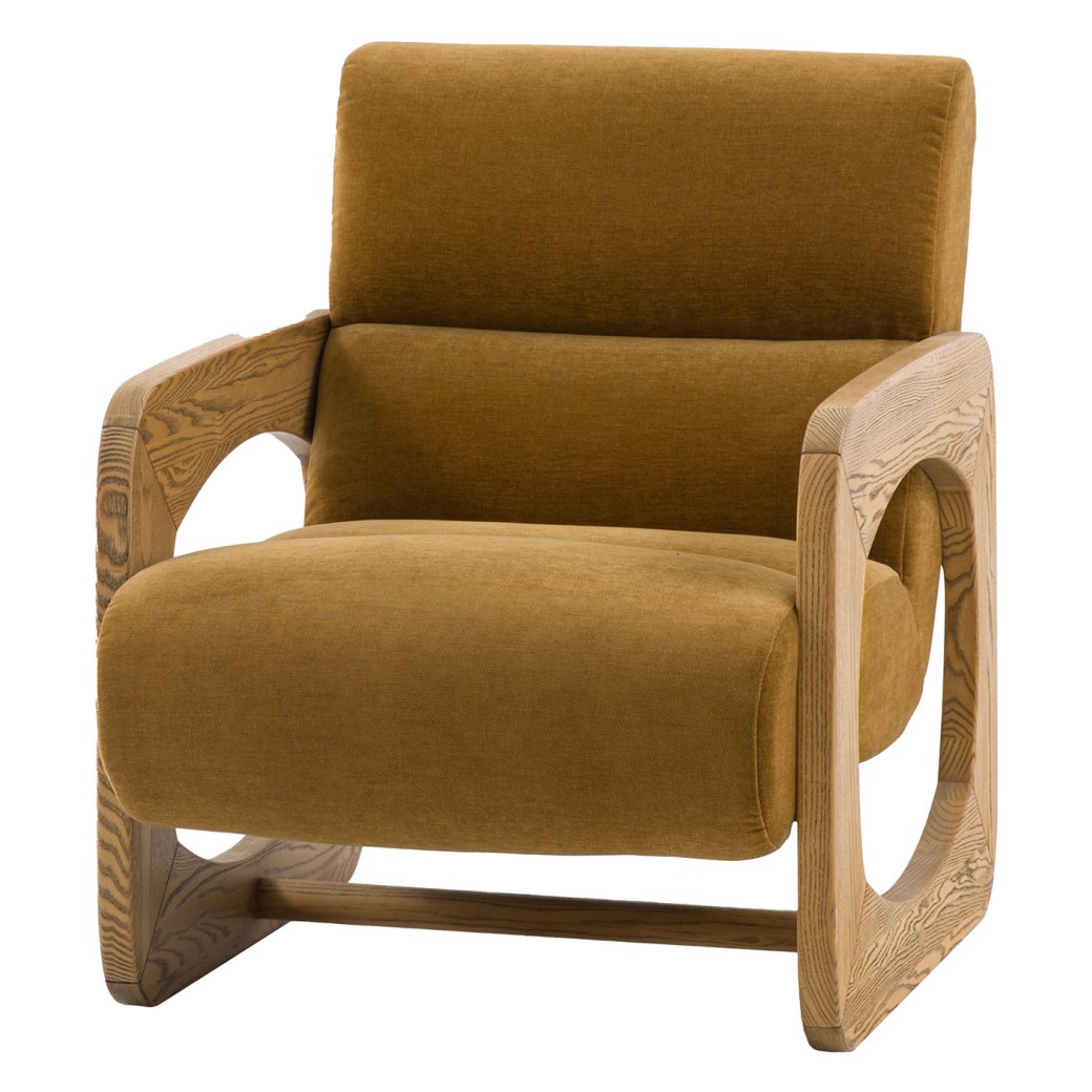 Gallery Direct Marco Armchair- Golden Gallery Direct Marco Armchair- Golden