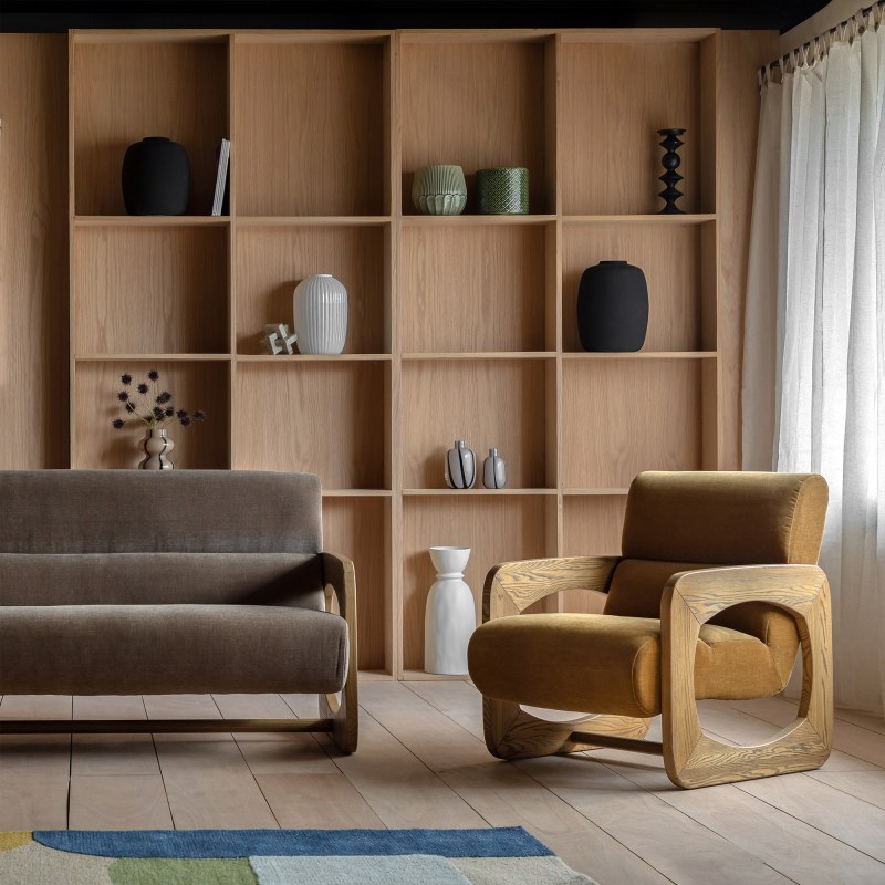 Gallery Direct Marco Armchair- Golden Gallery Direct Marco Armchair- Golden