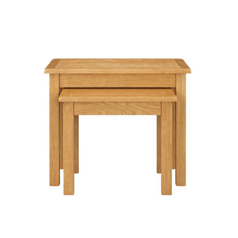 Salisbury Compact Oak Nest of Tables Salisbury Compact Oak Nest of Tables