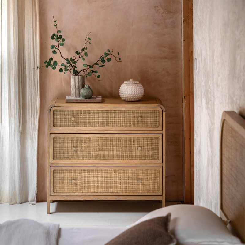 Gallery Direct Bibury 3 Drawer Chest Gallery Direct Bibury 3 Drawer Chest