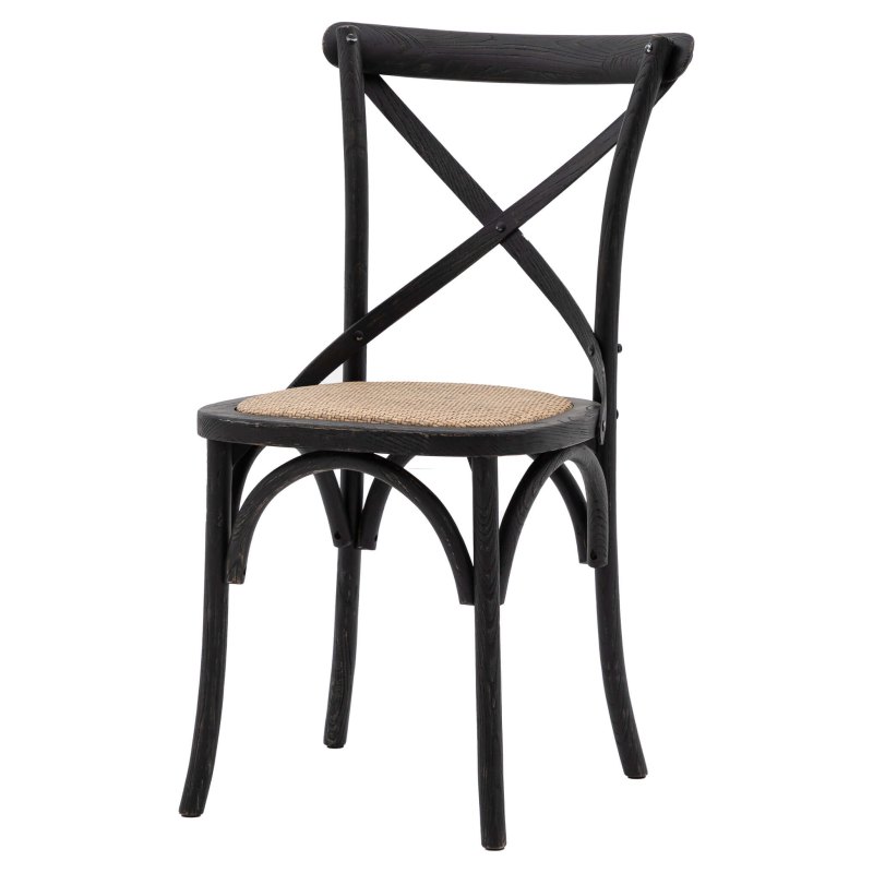 Gallery Direct Cafe Black Rattan Chair Gallery Direct Cafe Black Rattan Chair