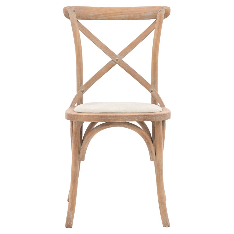 Gallery Direct Cafe Chair, Washed Oak Gallery Direct Cafe Chair, Washed Oak