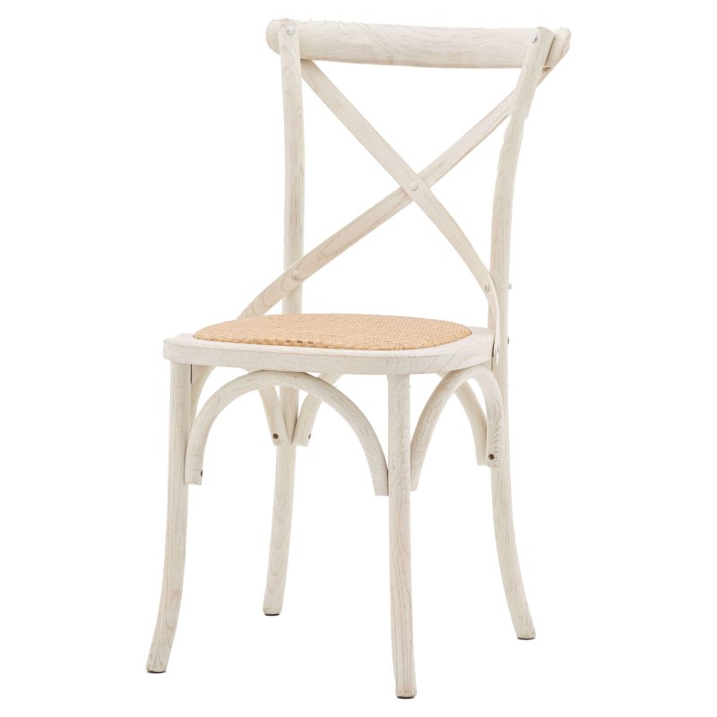 Gallery Direct Cafe White Rattan Chair Gallery Direct Cafe White Rattan Chair