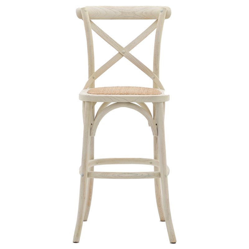 Gallery Direct Cafe White Barstool Gallery Direct Cafe White Barstool