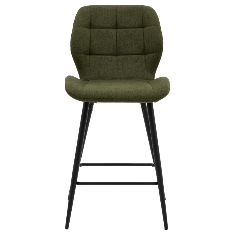 Gallery Direct Manford Barstool, Bottle Green Gallery Direct Manford Barstool, Bottle Green
