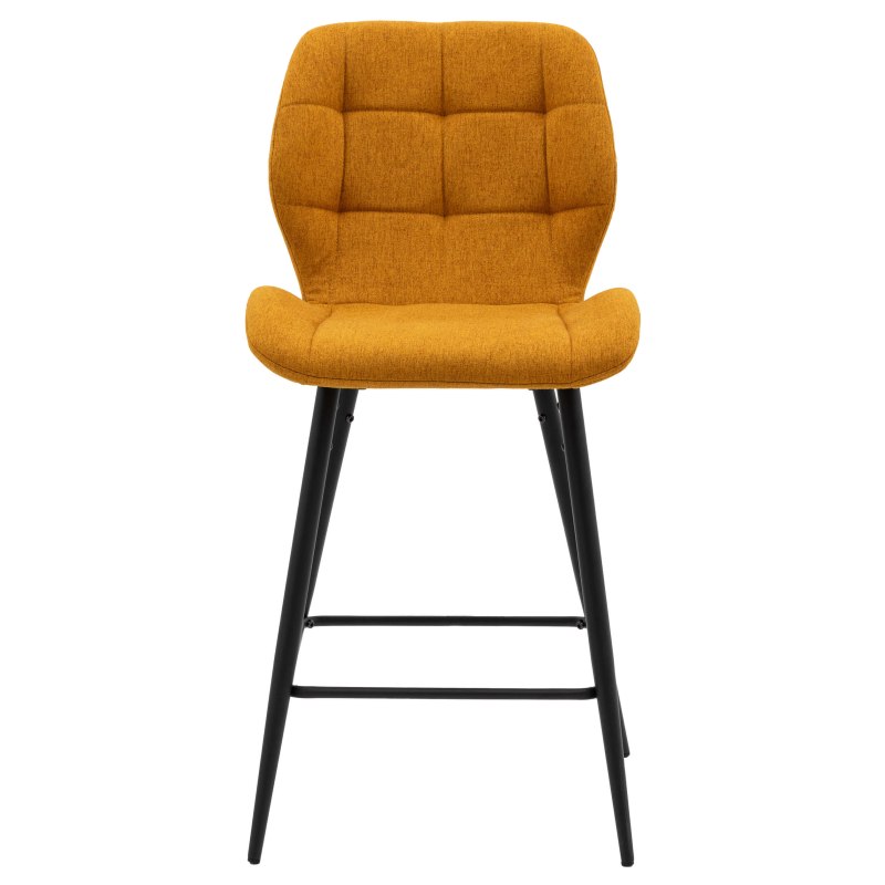 Gallery Direct Manford Barstool, Saffron Gallery Direct Manford Barstool, Saffron