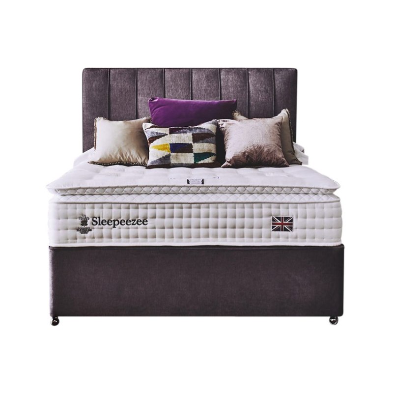 Sleepeezee Portobello 3200 Super King Zip & Link Platform Top Divan Bed Set Sleepeezee Portobello 3200 Super King Zip & Link Platform Top Divan Bed Set
