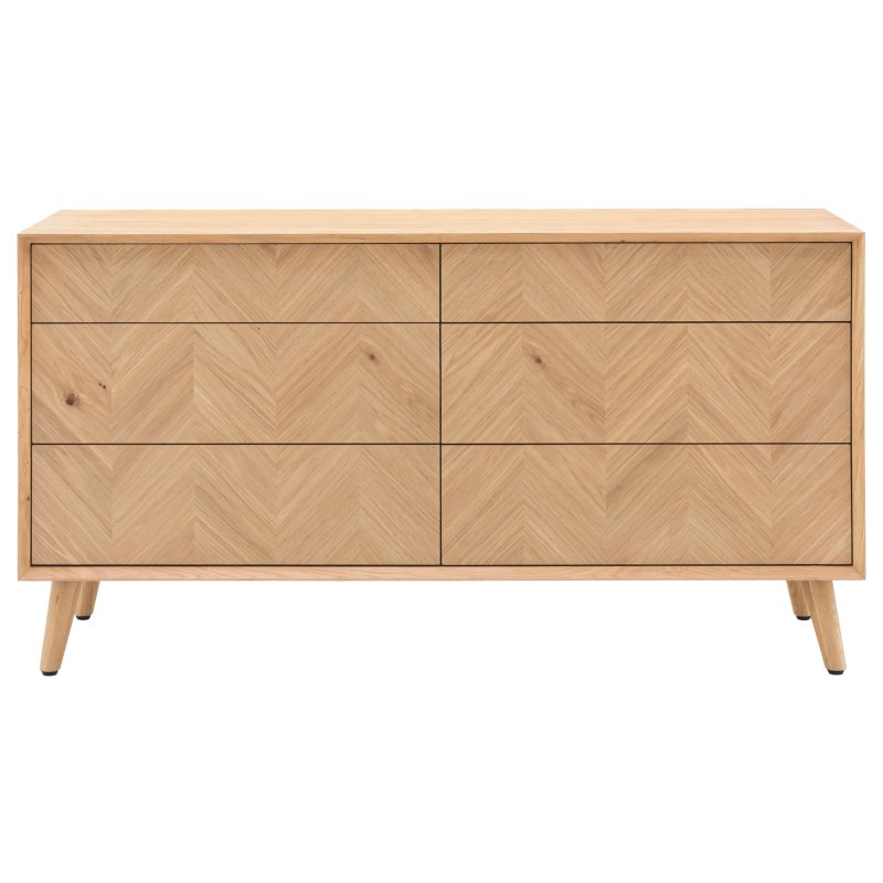Gallery Direct Milano 6 Drawer Chest Gallery Direct Milano 6 Drawer Chest