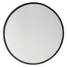 Higgins Round Mirror Black