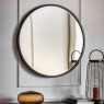 Higgins Round Mirror Black Higgins Round Mirror Black