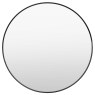 Holworth Large Round Mirror in Black