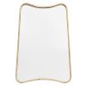 Kurva Rectangle Mirror Gold