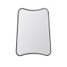 Kurva Rectangle Mirror Black