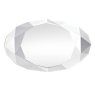 Precious White Angled White Mirror