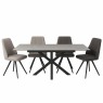 Franceso Grey Dining Table & 2 Dark Grey & 2 Light Grey Dallas Dining Chairs Franceso Grey Dining Table & 2 Dark Grey & 2 Light Grey Dallas Dining Chairs
