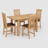 Oxford Compact Extending Table & 4 Chairs Oxford Compact Extending Table & 4 Chairs