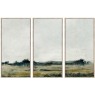 Distant Fields Landscape Green Set of 3 Distant Fields Landscape Green Set of 3
