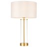 Lessina Table Lamp – Brushed Gold Finish Lessina Table Lamp – Brushed Gold Finish