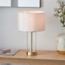 Lessina Table Lamp – Brushed Gold Finish Lessina Table Lamp – Brushed Gold Finish