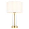 Lessina Table Lamp – Brushed Gold Finish Lessina Table Lamp – Brushed Gold Finish