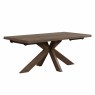 Fucino 180cm Extending Dining Table with Wooden Star Base